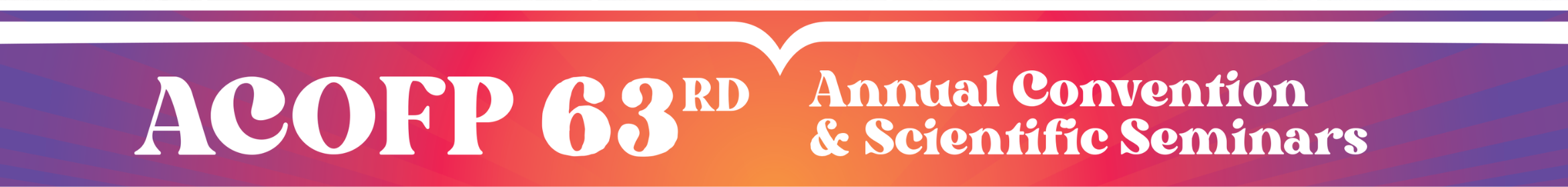 63rd Annual Convention and Scientific Seminars Main banner